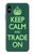 S3862 落ち着いてトレード Keep Calm and Trade On iPhone X, iPhone XS バックケース、フリップケース・カバー