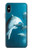 S3878 イルカ Dolphin iPhone X, iPhone XS バックケース、フリップケース・カバー