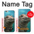 S3871 かわいい赤ちゃんカバ カバ Cute Baby Hippo Hippopotamus iPhone 6 6S バックケース、フリップケース・カバー