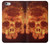 S3881 ファイアスカル Fire Skull iPhone 6 6S バックケース、フリップケース・カバー