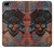S3895 海賊スカルメタル Pirate Skull Metal iPhone 5 5S SE バックケース、フリップケース・カバー
