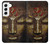 S3874 ブッダフェイスオームシンボル Buddha Face Ohm Symbol Samsung Galaxy S22 バックケース、フリップケース・カバー