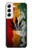 S3890 レゲエ ラスタ フラッグ スモーク Reggae Rasta Flag Smoke Samsung Galaxy S22 バックケース、フリップケース・カバー