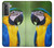 S3888 コンゴウインコの顔の鳥 Macaw Face Bird Samsung Galaxy S21 5G バックケース、フリップケース・カバー
