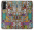 S3879 レトロな音楽の落書き Retro Music Doodle Samsung Galaxy S21 Plus 5G, Galaxy S21+ 5G バックケース、フリップケース・カバー