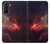 S3897 赤い星雲の宇宙 Red Nebula Space Samsung Galaxy S21 Plus 5G, Galaxy S21+ 5G バックケース、フリップケース・カバー