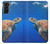 S3898 ウミガメ Sea Turtle Samsung Galaxy S21 Plus 5G, Galaxy S21+ 5G バックケース、フリップケース・カバー