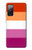 S3887 レズビアンプライドフラッグ Lesbian Pride Flag Samsung Galaxy S20 FE バックケース、フリップケース・カバー