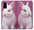 S3870 かわいい赤ちゃんバニー Cute Baby Bunny Samsung Galaxy S20 バックケース、フリップケース・カバー