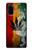 S3890 レゲエ ラスタ フラッグ スモーク Reggae Rasta Flag Smoke Samsung Galaxy S20 バックケース、フリップケース・カバー