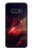 S3897 赤い星雲の宇宙 Red Nebula Space Samsung Galaxy S10e バックケース、フリップケース・カバー