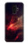 S3897 赤い星雲の宇宙 Red Nebula Space Samsung Galaxy S9 Plus バックケース、フリップケース・カバー