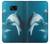 S3878 イルカ Dolphin Samsung Galaxy S7 バックケース、フリップケース・カバー