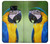 S3888 コンゴウインコの顔の鳥 Macaw Face Bird Samsung Galaxy S7 バックケース、フリップケース・カバー