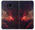 S3897 赤い星雲の宇宙 Red Nebula Space Samsung Galaxy S7 バックケース、フリップケース・カバー