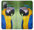 S3888 コンゴウインコの顔の鳥 Macaw Face Bird Samsung Galaxy Note 20 バックケース、フリップケース・カバー