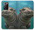 S3871 かわいい赤ちゃんカバ カバ Cute Baby Hippo Hippopotamus Samsung Galaxy Note 20 Ultra, Ultra 5G バックケース、フリップケース・カバー