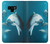 S3878 イルカ Dolphin Note 9 Samsung Galaxy Note9 バックケース、フリップケース・カバー