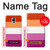 S3887 レズビアンプライドフラッグ Lesbian Pride Flag Samsung Galaxy Note 4 バックケース、フリップケース・カバー