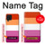 S3887 レズビアンプライドフラッグ Lesbian Pride Flag Samsung Galaxy A22 4G バックケース、フリップケース・カバー