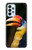 S3876 カラフルなサイチョウ Colorful Hornbill Samsung Galaxy A23 バックケース、フリップケース・カバー