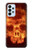 S3881 ファイアスカル Fire Skull Samsung Galaxy A23 バックケース、フリップケース・カバー
