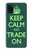 S3862 落ち着いてトレード Keep Calm and Trade On Samsung Galaxy A31 バックケース、フリップケース・カバー