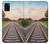 S3866 鉄道直線線路 Railway Straight Train Track Samsung Galaxy A31 バックケース、フリップケース・カバー