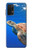 S3898 ウミガメ Sea Turtle Samsung Galaxy A32 4G バックケース、フリップケース・カバー