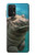 S3871 かわいい赤ちゃんカバ カバ Cute Baby Hippo Hippopotamus Samsung Galaxy A32 5G バックケース、フリップケース・カバー