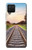 S3866 鉄道直線線路 Railway Straight Train Track Samsung Galaxy A42 5G バックケース、フリップケース・カバー