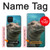 S3871 かわいい赤ちゃんカバ カバ Cute Baby Hippo Hippopotamus Samsung Galaxy A42 5G バックケース、フリップケース・カバー