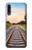 S3866 鉄道直線線路 Railway Straight Train Track Samsung Galaxy A50 バックケース、フリップケース・カバー