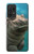 S3871 かわいい赤ちゃんカバ カバ Cute Baby Hippo Hippopotamus Samsung Galaxy A52s 5G バックケース、フリップケース・カバー