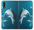 S3878 イルカ Dolphin Samsung Galaxy A70 バックケース、フリップケース・カバー
