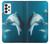 S3878 イルカ Dolphin Samsung Galaxy A73 5G バックケース、フリップケース・カバー