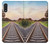 S3866 鉄道直線線路 Railway Straight Train Track Samsung Galaxy A01 バックケース、フリップケース・カバー