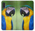 S3888 コンゴウインコの顔の鳥 Macaw Face Bird Samsung Galaxy A01 バックケース、フリップケース・カバー