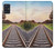 S3866 鉄道直線線路 Railway Straight Train Track Samsung Galaxy A51 バックケース、フリップケース・カバー