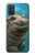 S3871 かわいい赤ちゃんカバ カバ Cute Baby Hippo Hippopotamus Samsung Galaxy A71 バックケース、フリップケース・カバー