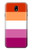 S3887 レズビアンプライドフラッグ Lesbian Pride Flag Samsung Galaxy J7 (2018), J7 Aero, J7 Top, J7 Aura, J7 Crown, J7 Refine, J7 Eon, J7 V 2nd Gen, J7 Star バックケース、フリップケース・カバー