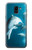 S3878 イルカ Dolphin Samsung Galaxy J6 (2018) バックケース、フリップケース・カバー