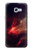 S3897 赤い星雲の宇宙 Red Nebula Space Samsung Galaxy A5 (2017) バックケース、フリップケース・カバー