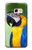 S3888 コンゴウインコの顔の鳥 Macaw Face Bird Samsung Galaxy A3 (2017) バックケース、フリップケース・カバー