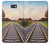 S3866 鉄道直線線路 Railway Straight Train Track Samsung Galaxy J7 Prime (SM-G610F) バックケース、フリップケース・カバー