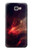 S3897 赤い星雲の宇宙 Red Nebula Space Samsung Galaxy J7 Prime (SM-G610F) バックケース、フリップケース・カバー