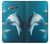S3878 イルカ Dolphin Samsung Galaxy J3 (2016) バックケース、フリップケース・カバー