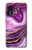 S3896 紫色の大理石の金の筋 Purple Marble Gold Streaks Samsung Galaxy Xcover 5 バックケース、フリップケース・カバー