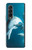 S3878 イルカ Dolphin Samsung Galaxy Z Fold 3 5G バックケース、フリップケース・カバー