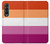 S3887 レズビアンプライドフラッグ Lesbian Pride Flag Samsung Galaxy Z Fold 3 5G バックケース、フリップケース・カバー